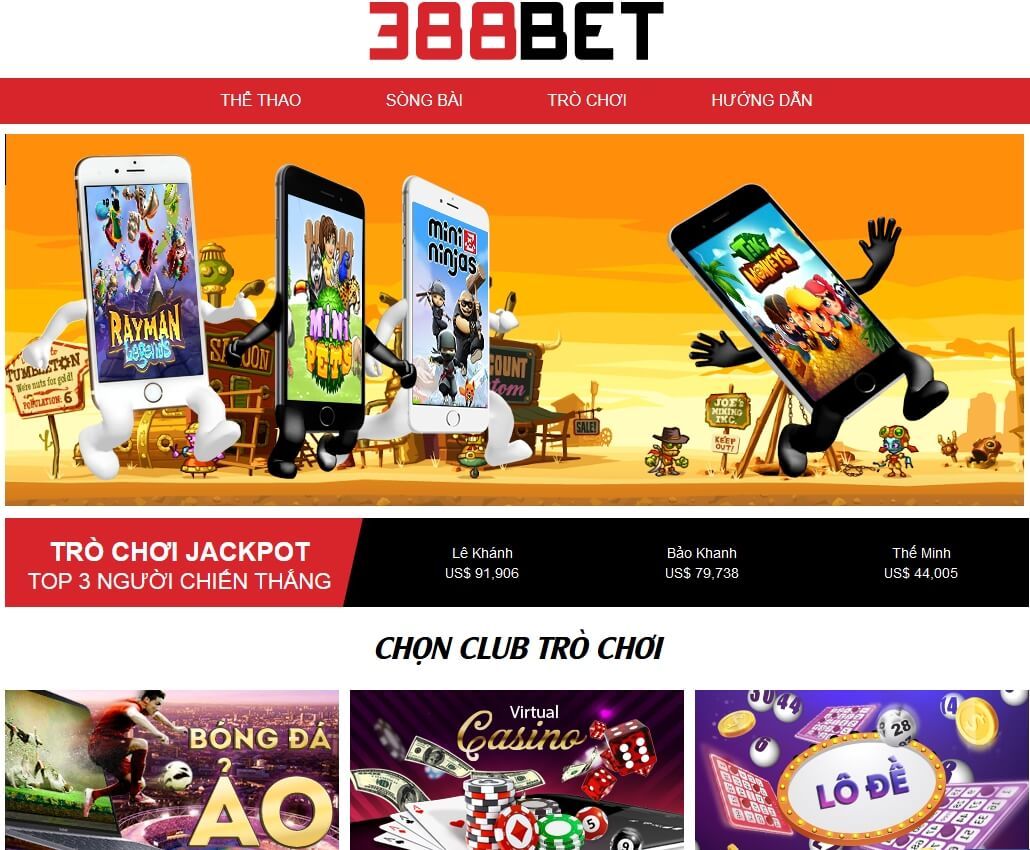 388bet– Nhà cái trả thưởng an toàn, uy tín